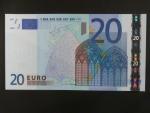 20 Euro 2002 s.V, Španělsko, podpis Jeana-Clauda Tricheta, M017 tiskárna Fábrica Nacional de Moneda , Španělsko