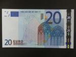 20 Euro 2002 s.V, Španělsko, podpis Jeana-Clauda Tricheta, M022 tiskárna Fábrica Nacional de Moneda , Španělsko