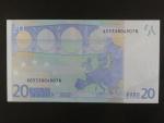 20 Euro 2002 s.X, Německo, podpis Willema F. Duisenberga, P005 tiskárna Giesecke a Devrient, Německo