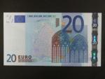 20 Euro 2002 s.X, Německo, podpis Willema F. Duisenberga, P008 tiskárna Giesecke a Devrient, Německo