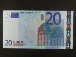 20 Euro 2002 s.X, Německo, podpis Jeana-Clauda Tricheta, P015 tiskárna Giesecke a Devrient, Německo