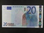 20 Euro 2002 s.X, Německo, podpis Jeana-Clauda Tricheta, P016 tiskárna Giesecke a Devrient, Německo