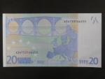 20 Euro 2002 s.X, Německo, podpis Jeana-Clauda Tricheta, P018 tiskárna Giesecke a Devrient, Německo