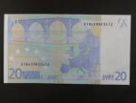 20 Euro 2002 s.X, Německo, podpis Jeana-Clauda Tricheta, R002 tiskárna Bundesdruckerei, Německo