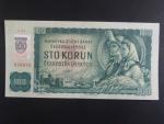100 Sk/Kčs 1961 s. C 04, kolkovaná, vodoznaková výztuž na rubu, Ba. SK 3a1, Pi. 17