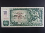 100 Sk/Kčs 1961 s. X 11, kolkovaná číslovač 1c, Baj. SK 3c, Pi. 17