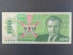 100 Kčs 1989 s. A 31, vzácně se vyskytující vysoká série