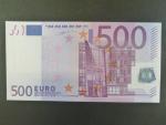 500 Euro 2002 s.N, Rakousko, podpis Willema F. Duisenberga, F001 tiskárna Österreichische Banknoten und Sicherheitsdruck, Rakousko