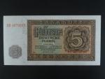 DDR - 5 DM 1948 série AH, Ro. 342b, Grab. DDR-4a