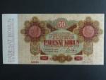 50 Kč 1919 série 0066 úzké číslice