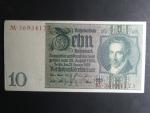 Německo, 10 RM 1929 série M, mírové vydání, podtiskové písmeno K, Ba. D2c