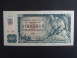 100 Sk/Kčs 1961 s. D 02, kolkovaná, vodoznaková výztuž na líci, Ba. SK 3a2, Pi. 17
