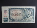 100 Sk/Kčs 1961 s. D 23, kolkovaná, vodoznaková výztuž na líci, Ba. SK 3a2, Pi. 17