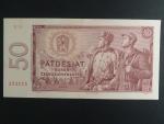 50 Kčs 1964 s. G 13 - úzký typ číslovače