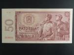 50 Kčs 1964 s. G 14 - úzký typ číslovače