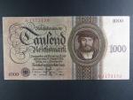 Německo, 1000 RM 1924 série A, podtiskové písmeno R, Baj. D9, Ro. 172a, Grab. DEU-178