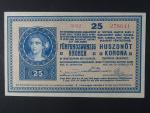 25 K 27.10.1918 série 3032 varianta číslovače 