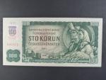 100 Sk/Kčs 1961 s. X 77, kolkovaná číslovač 2d, Baj. SK 3Aa, Pi. 17