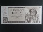 50 Kčs 29.8.1950, série A 11, perforace 3md