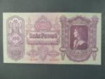Maďarsko, 100 Pengö 1930 série E* 066 Szálasiho vydání, Ba. H 10b, zvrásněný papír