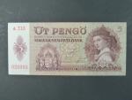 Maďarsko, 5 Pengö 25.10.1939 série A 315, Pi. 106, Ba. H 4