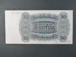 Německo, 50 RM 1924 série C, podtiskové písmeno D, Ba. D 5