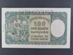 100 Ks 7.10.1940 II.vydání, série M 1 perf. SPECIMEN nahoře