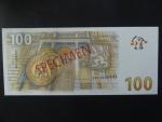 Pamětní tisk z nevydaného oceněného návrhu 100 Kč 2019 od Karla Zemana, série A 00 000000 s přetiskem SPECIMEN k 100.výročí budování české měny, motiv s Rašínem, dárkový obal, náklad série A - 100ks