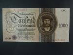 Německo, 1000 RM 1924 série A, podtiskové písmeno R, Ba. D9