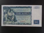1000 Kč 25.5.1934, série M, 1x perf. SPECIMEN