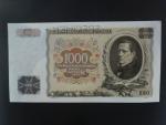 1000 Kč 25.5.1934, série M, 1x perf. SPECIMEN