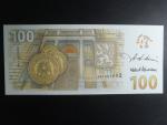 Pamětní tisk z nevydaného oceněného návrhu 100 Kč 2019 série D01 od Karla Zemana k 100.výročí budování české měny, motiv s Rašínem, s vlastnoručním podpisem 