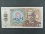 10 Kčs 1986 série J 12