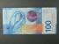 EVROPA-ŠVÝCARSKO - 100 Franken 2017, podpis 