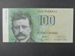 100 Markkaa / Mark 1986 var. podpisů, BNB. B399a
