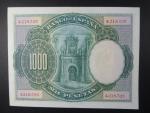 1000 Pesetas 1925, série 4,218,326, BNB. B514c, Pi. 70c