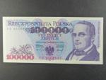 100.000 Zlotych 16.11.1993 série AE, BNB. B850a