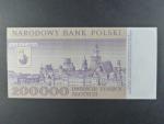 200.000 Zlotych 1.12.1989 série R, BNB. B845a
