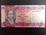 JIŽNÍ SÚDÁN, 5 Pounds 2015, BNB. B111a