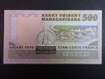 MADAGASKAR, 500 Francs 1988, BNB. B305a