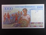 MADAGASKAR, 1000 Francs 1994, BNB. B312b