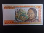 MADAGASKAR, 2500 Francs 1998, BNB. B313a