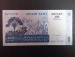 MADAGASKAR, 100 Ariary 2004, varianta podpisu 2, BNB. B320b