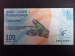 MADAGASKAR, 100 Ariary 2017, BNB. B332a