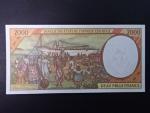 STŘEDOAFRICKÉ STÁTY-KONGO, 2000 Francs 2000 C, BNB. B103Cg