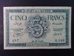 ALŽÍR, 5 Francs 1942, BNB. B134a