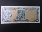 LIBÉRIE, 10 Dollars 1999, BNB. B302a