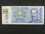 1000 Kč 1985/1993 série C 88, kolek lepený