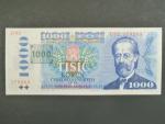 1000 Kč 1985/1993 série U 32, kolek tištěný