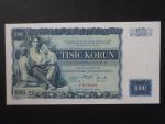 1000 Kč 25.5.1934, série J, 1x perf. SPECIMEN